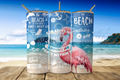 Beach flamingo