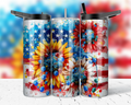 Patriotic sunflower
