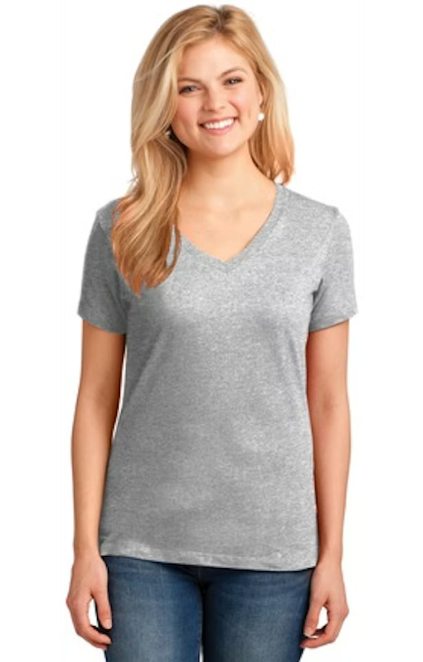 Port & Company Women's Core Cotton V-Neck Tee