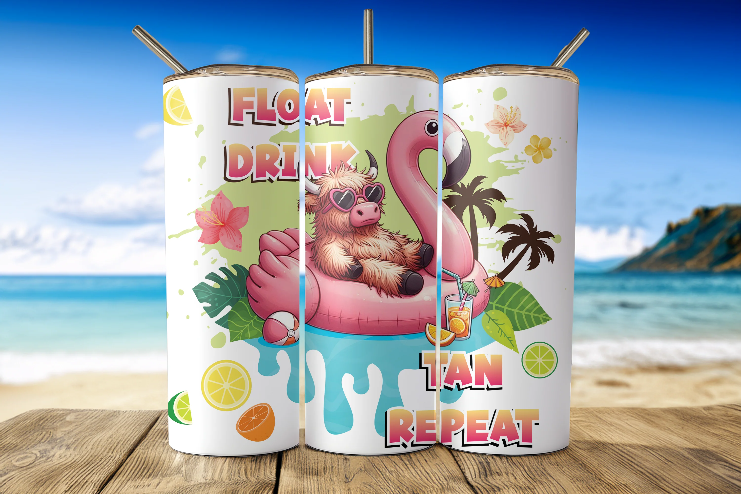 Float drink tan repeat