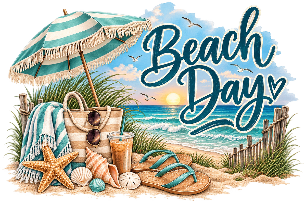 Beach Day Graphic