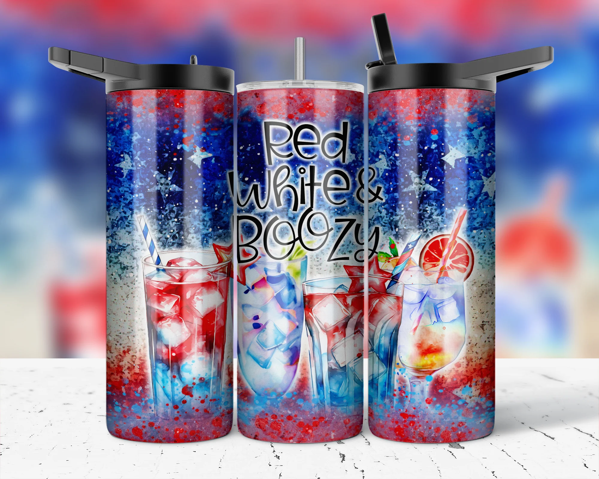 Red white and boozy