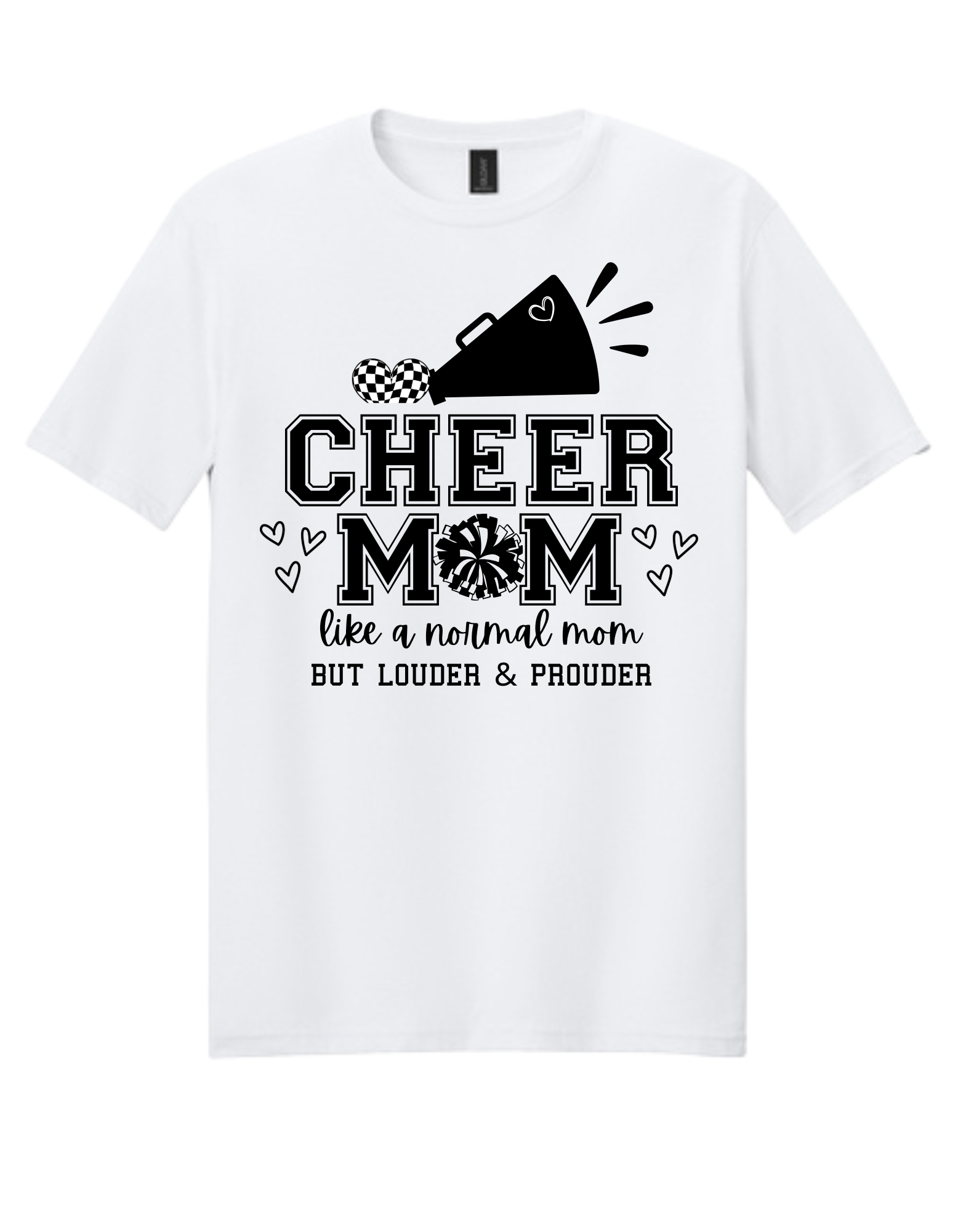 CHEER MOM WITH HEARTS