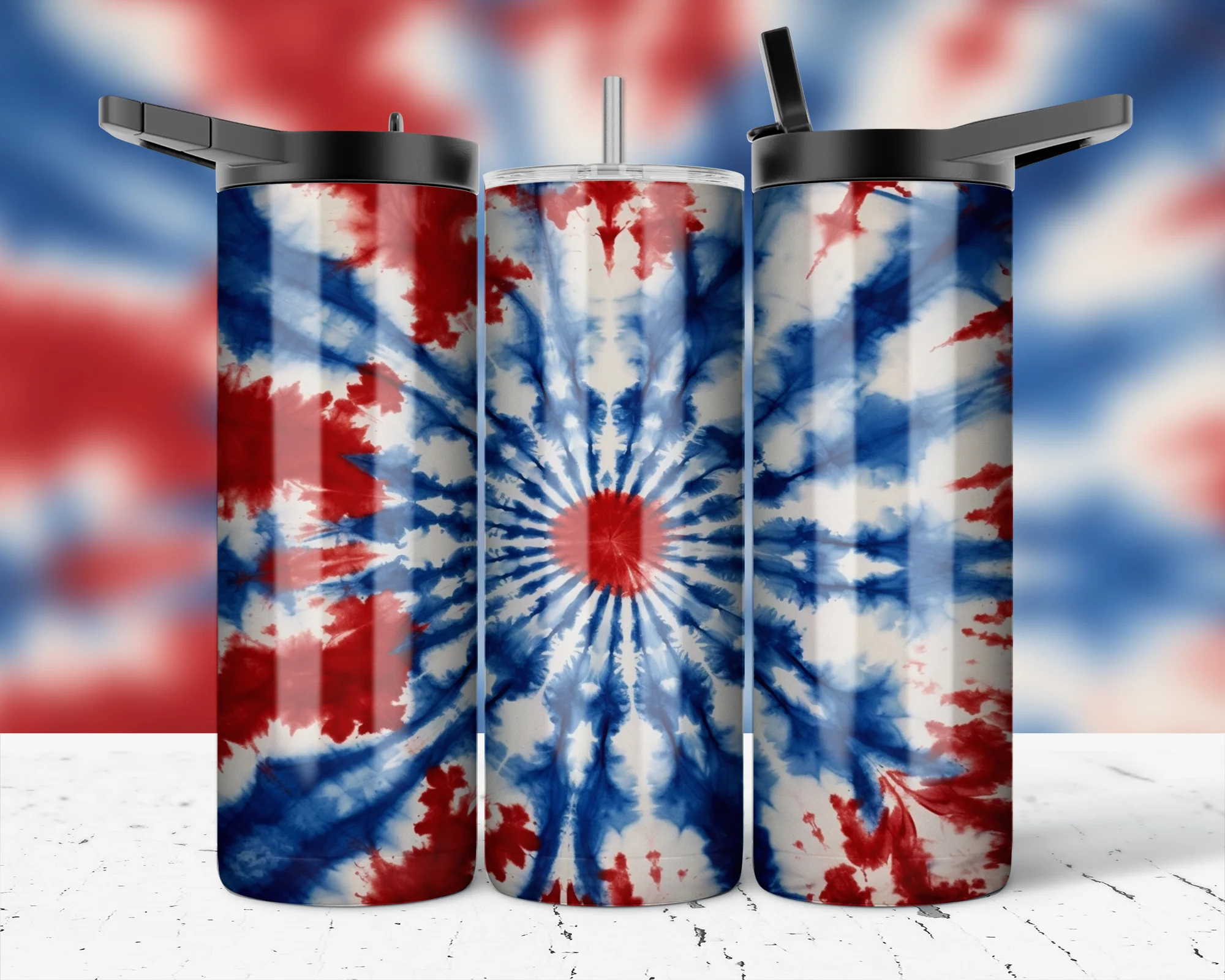 Patriotic tie dye