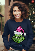 Glitter Green Man Pink Hat