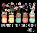 NICU nurse swaddle