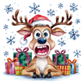 Funny Reindeer