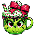 Green man mug