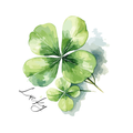 Lucky Watercolor