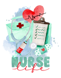 Nurse Life Watercolor