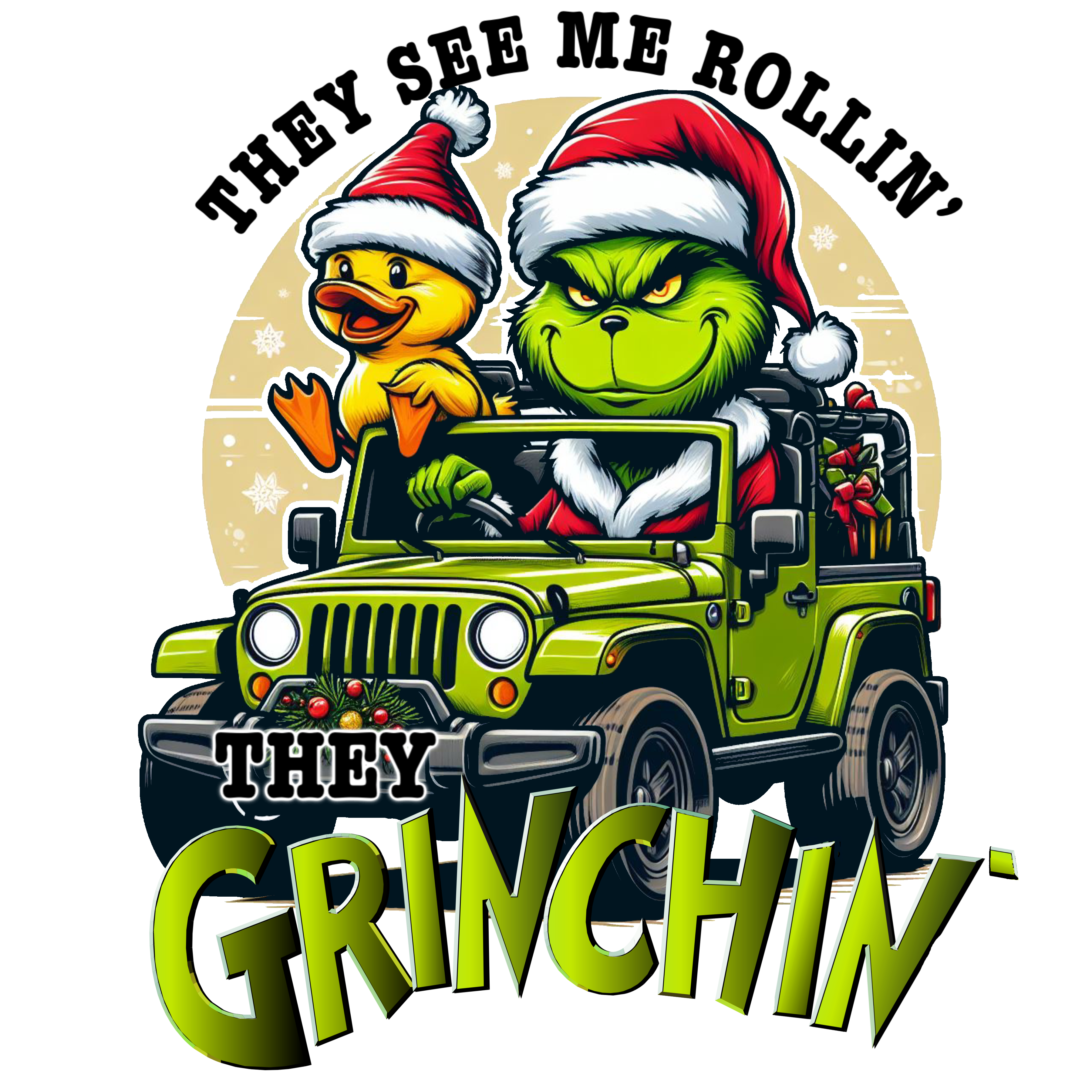 They see me rollin' they grinchin