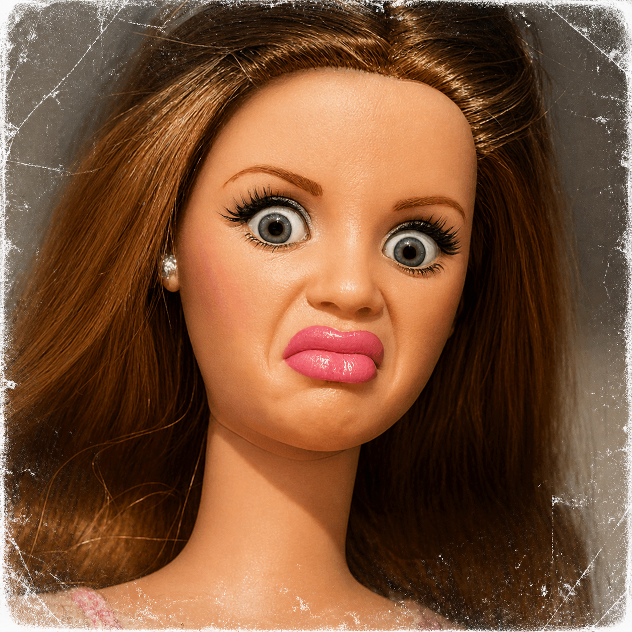 Disgusted Barbie