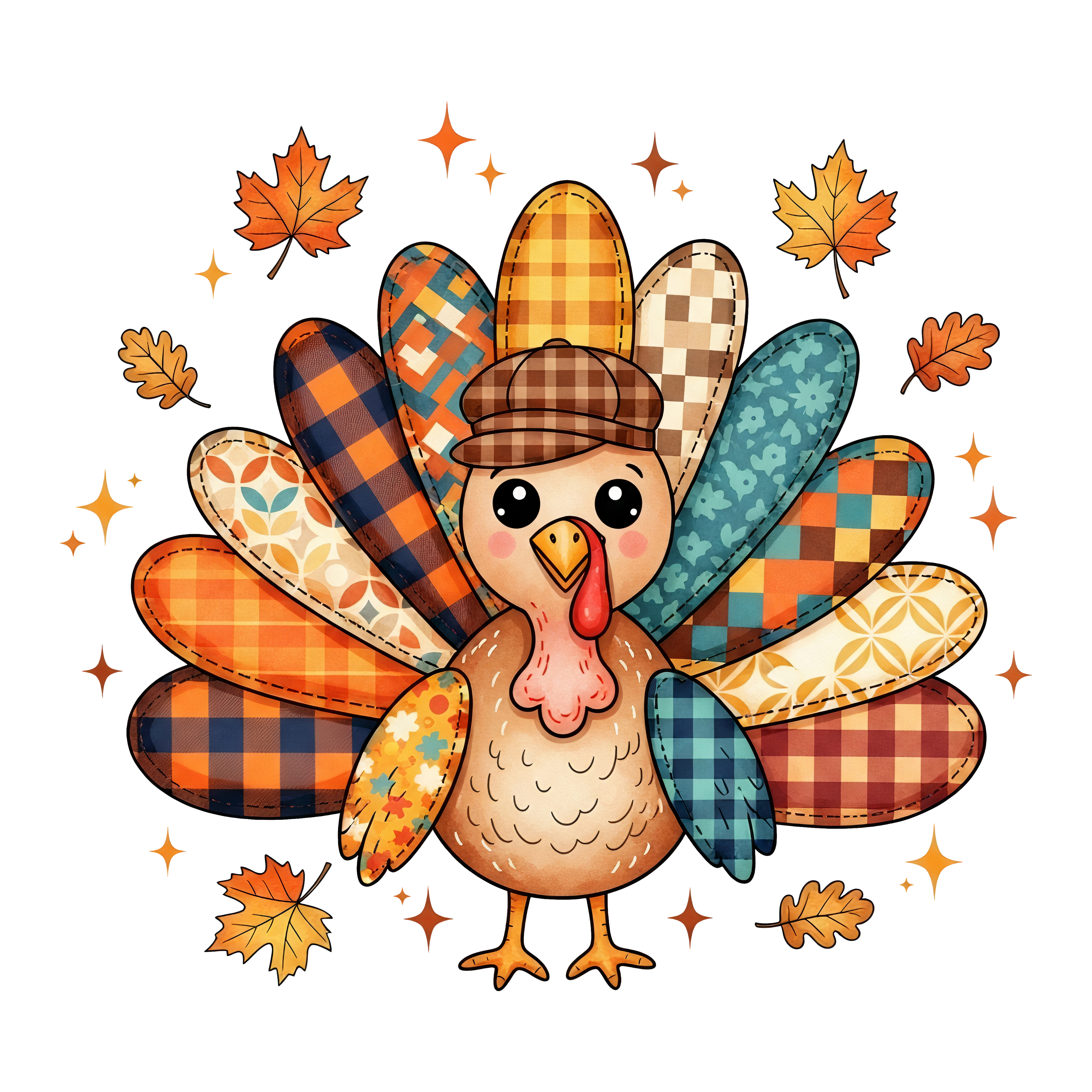 Boy Thanksgiving Turkey
