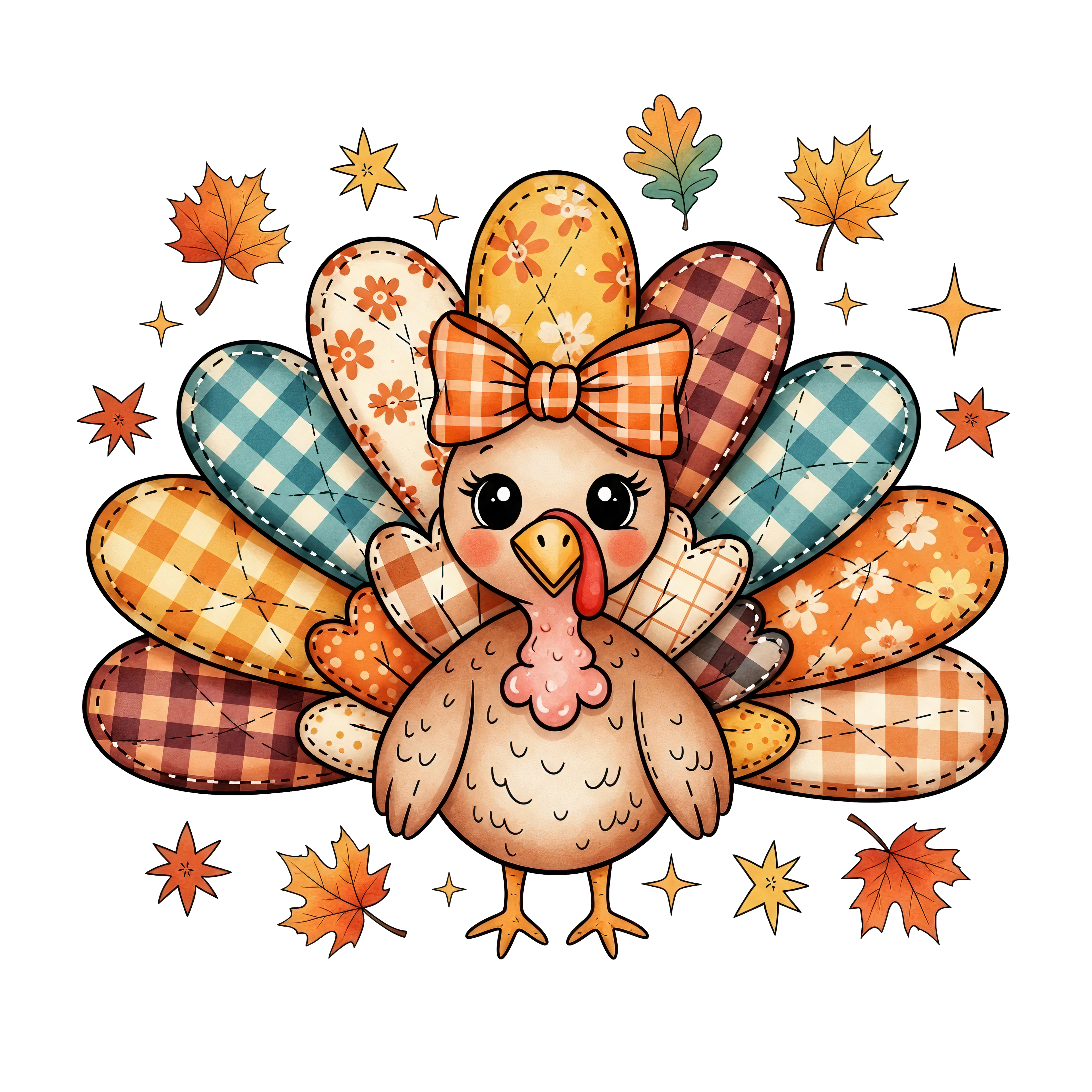 Girl Thanksgiving Turkey