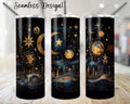 Celestial Moon and Stars Tumbler