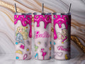 Pink Drip Barbie Tumbler